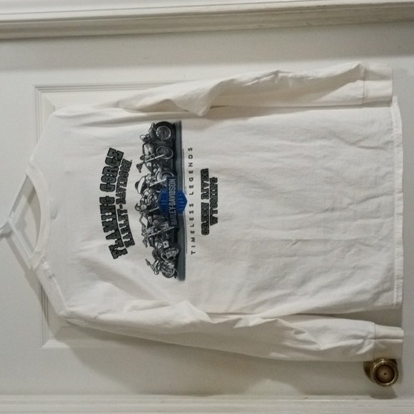 Harley-Davidson White Long Sleeve Pocket Tee Men’s Medium - Picture 4 of 6